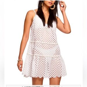Ramy Brook White Eyelet Dress